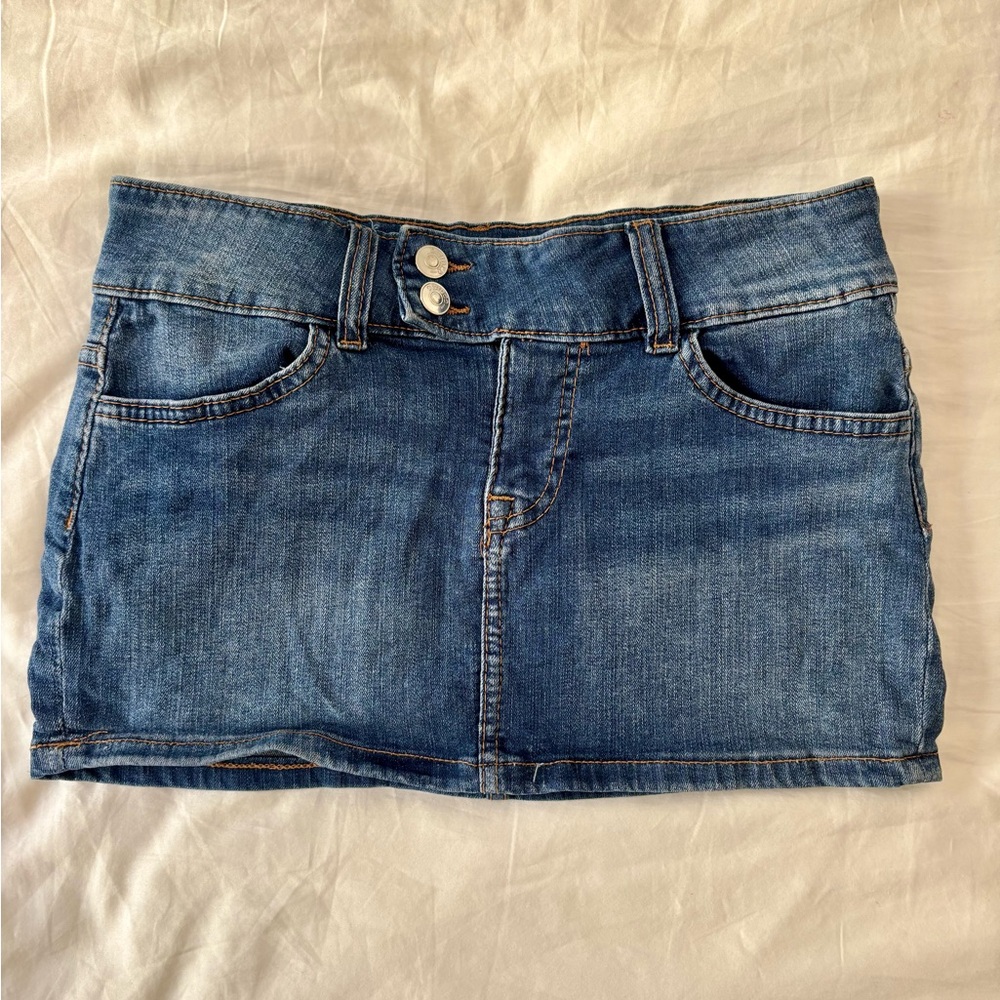 Blue Denim Skirt